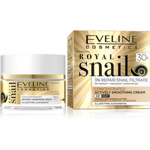 Eveline Royal Snail Concentrated Cream Actively Smoothing 30+ Day&Night 50ml