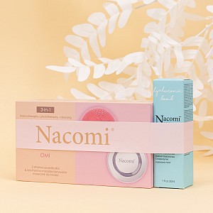 Nacomi Σετ Ενυδάτωσης ΟΜΙ brush + Hyaluronic Serum 30ml