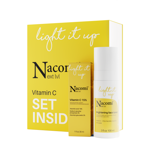 Nacomi Next Level Vitamin C Face Care Set LIGHT IT UP Limited Edition